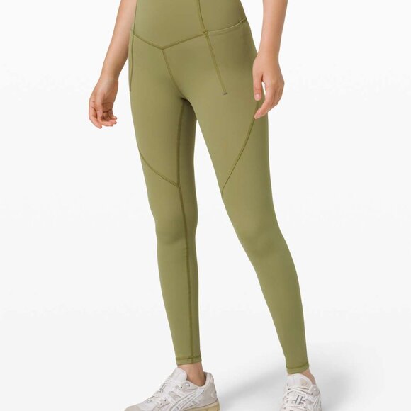 Lululemon Fine Force High-Rise Tight 28" in Bronze Green size 6 - Picture 9 of 11
